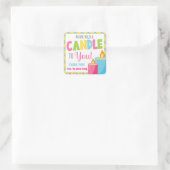 君には蝋燭を持つ人は無い スクエアシール (バッグ)