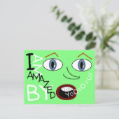 君には驚く – うなずく ポストカード (スタンド正面)