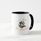 君にゴミを見せる マグカップ (正面右)