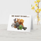 君にハッピーバースデーがある カード (黄色い花)