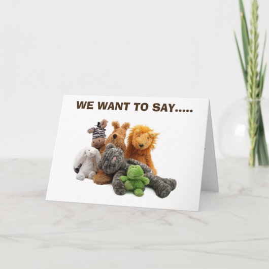 君にハッピーバースデーがある カード (正面)