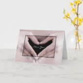 君にロマンチックな私のハートは君の手にある カード (黄色い花)