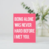 君に会うまで一人で懸命したことは無かった ポストカード (スタンド正面)