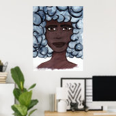 君に会う – 黒人生活の問題 ポスター (ホームオフィス)