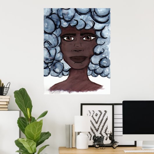 君に会う – 黒人生活の問題 ポスター (ホームオフィス)