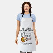 君に似聞ているかも知れぬが頭の中だ エプロン (着用した状態)