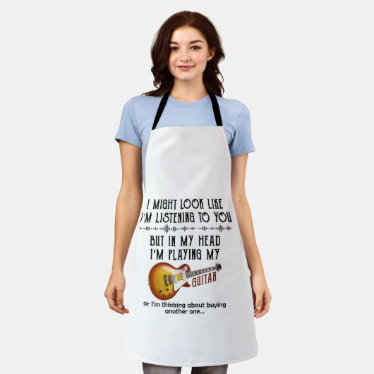 君に似聞ているかも知れぬが頭の中だ エプロン (着用した状態)