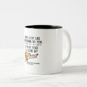 君に似聞ているかも知れぬが頭の中だ ツートーンマグカップ (正面右)