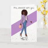 君に取りつかれている カード (黄色い花)