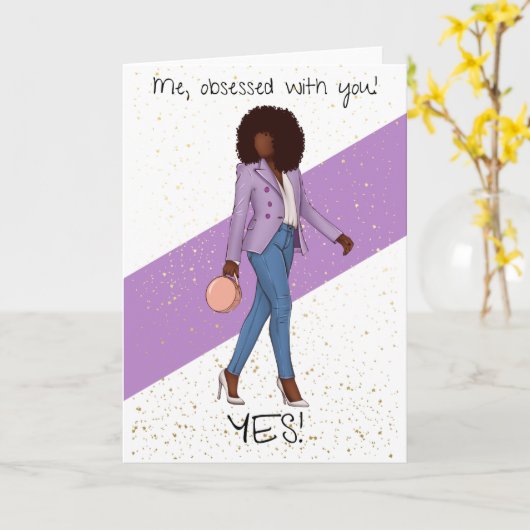 君に取りつかれている カード (黄色い花)