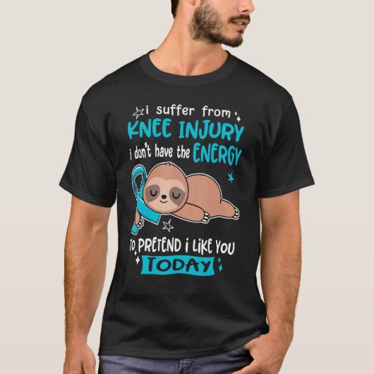 君に好きなふりをして膝を負傷した Tシャツ (正面)