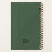 君に忠実だ |黒い女の子 |スパイラルノートブック ノートブック (裏面)