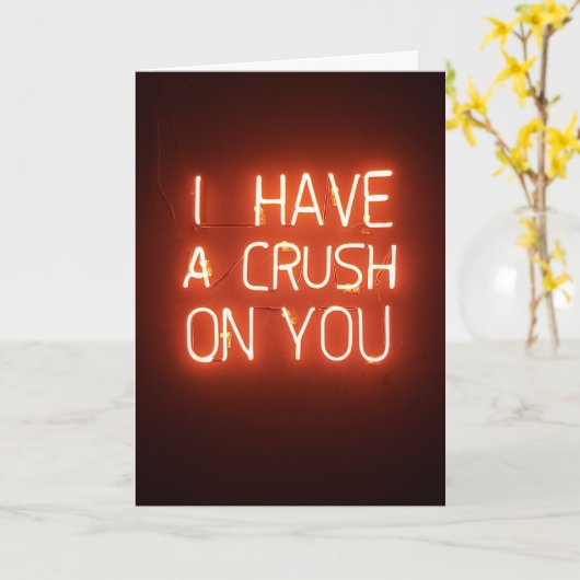 君に惚れた気が有る カード (黄色い花)