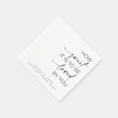 君に愛されるなんて甘いバッグ スタンダードカクテルナプキン (角)