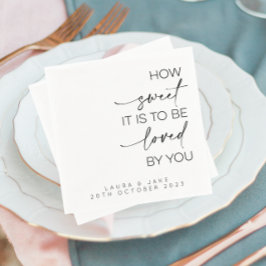 君に愛されるなんて甘いバッグ スタンダードカクテルナプキン