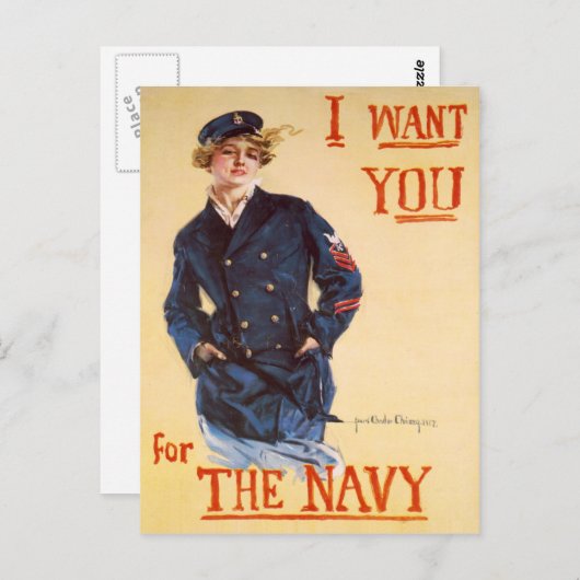 君に海軍を頼む ポストカード (正面/裏面)