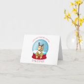 君に美しいクリスマスを祈る カード (黄色い花)