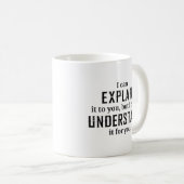 君に説明できる コーヒーマグカップ (正面右)