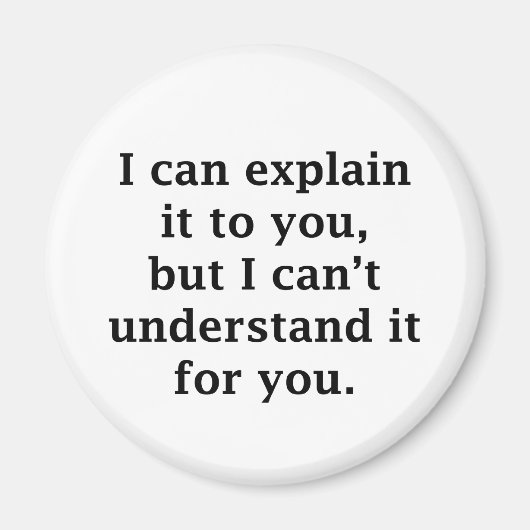 君に説明できる マグネット (正面)