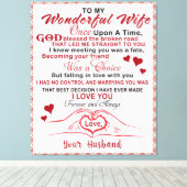 君に逢って実に好い細君に逢ったのは縁だと思った キャンバスプリント (インサイチュ (ウッドフロア))