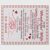 君に逢って実に好い細君に逢ったのは縁だと思った ラッピングペーパー (フラット)