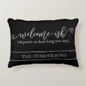 君のおもしろい来る時間によって違う アクセントクッション (正面)