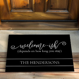 君のおもしろい来る時間によって違う ドアマット