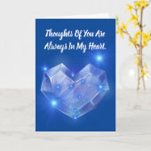 君のことはいつも私のハートだ カード (黄色い花)