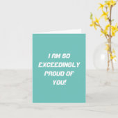 君のこ誇りを持ったとを大切に カード (黄色い花)