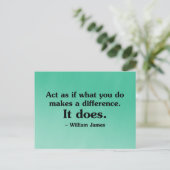 君のすることは何を変えることができる ポストカード (スタンド正面)