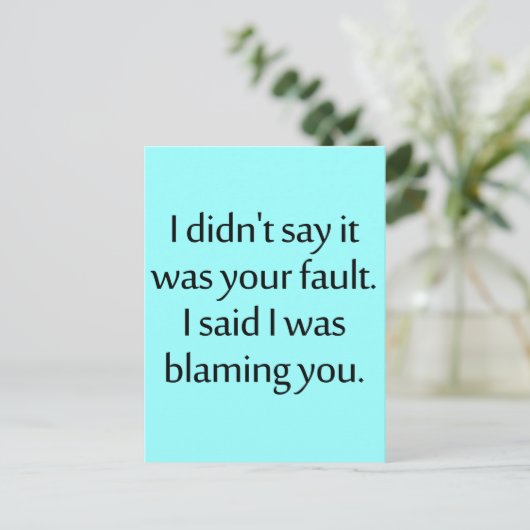 君のせいだとは言わなかった。 ポストカード (スタンド正面)