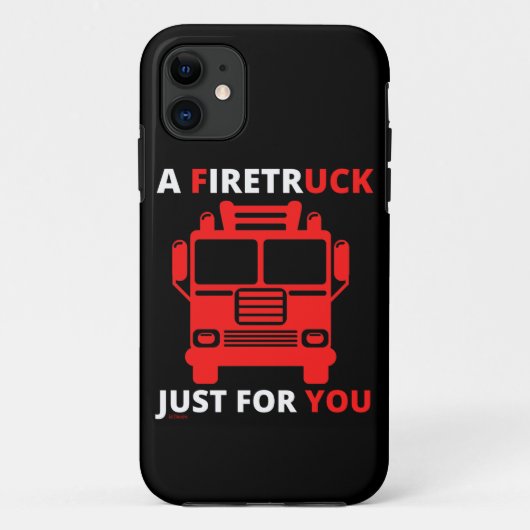 君のためだけの消防車おもしろいだ Case-Mate iPhoneケース (裏面)