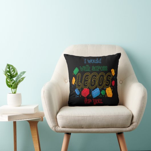 君のためにレゴを歩いて渡ろう クッション (椅子)