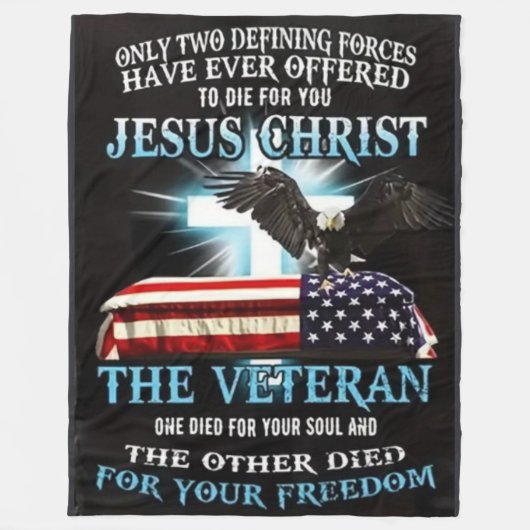 君のために死ぬ フリースブランケット (正面)