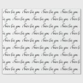 君のために熱中する ラッピングペーパー (フラット)