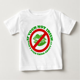 君のもしアイルランド人じゃないよ考えよ ベビーTシャツ