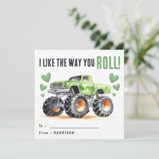 君のやり方が好転がき | グリーンモンスタートラックキッズ シーズンカード (スタンド正面)