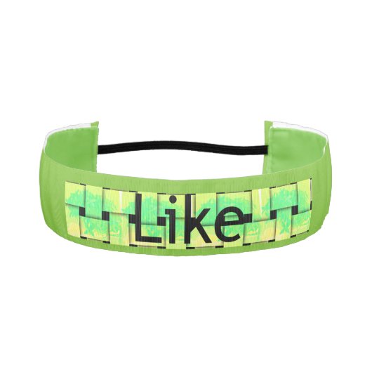 君のようなプリントは無い アスレチックヘッドバンド (正面)