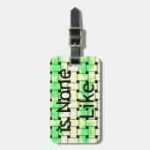 君のようなプリントは無い ラゲッジタグ (正面縦)