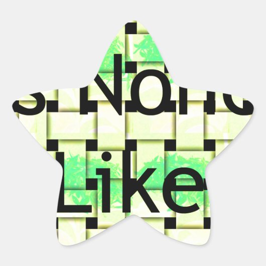 君のようなプリントは無い 星シール (正面)