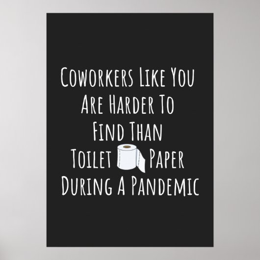 君のような同僚は見つけるのが難しい ポスター (正面)