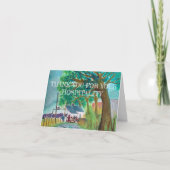 君のアイルランド人の寛大さは相当な意味を持っていた サンキューカード (正面)