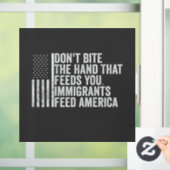 君のアメリカ人の手を食べ物を与え噛みつるな ウィンドウサイン (ホーム)