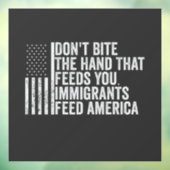 君のアメリカ人の手を食べ物を与え噛みつるな ウィンドウサイン (シート3)