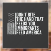 君のアメリカ人の手を食べ物を与え噛みつるな ウィンドウサイン (シート2)