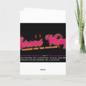 君のグリーティングカードに頭をもたれる シーズンカード (裏面)