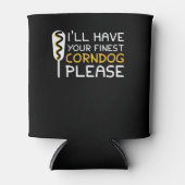 君のコーンドッグ素晴らしの恋人シャツを貰った 缶クーラー (正面)