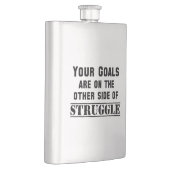 君のゴールは苦戦の一方だ フラスク (右)