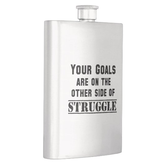 君のゴールは苦戦の一方だ フラスク (右)