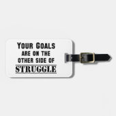 君のゴールは苦戦の一方だ ラゲッジタグ (正面横)